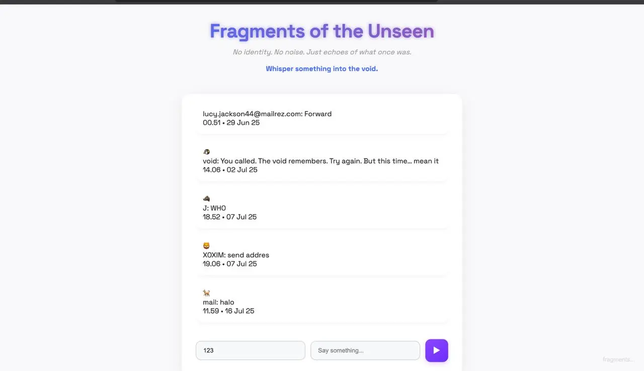 Fragments Before